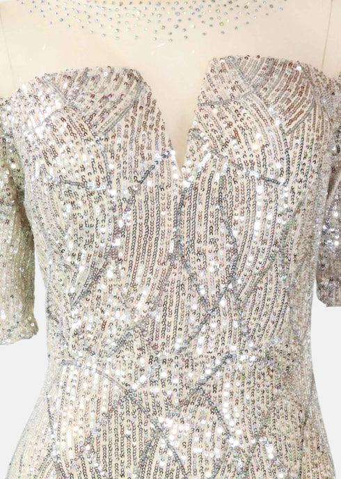 Diamond Vedette Mermaid Gown